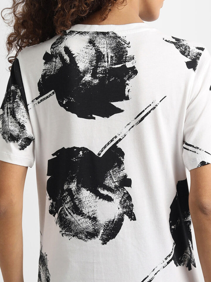 T-Shirt With Natural Vibes Print image number 3